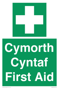 Cymorth Cyntaf First Aid in Welsh